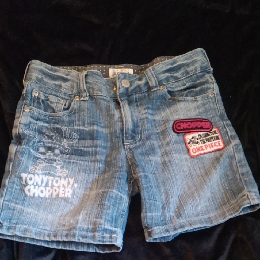 Blue Denim Shorts